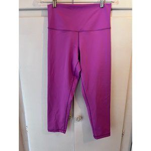 DYI Bubble Gum Pink High Rise Crop Leggings, Size Large